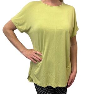 Soft Surroundings | Sea Foam Green‎ Drop Shoulder Blouse/Tunic M
